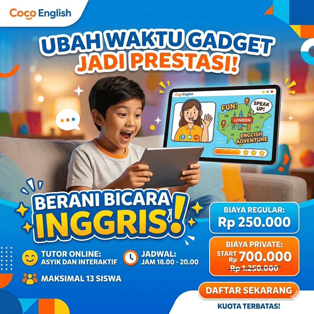 kursus bahasa inggris anak