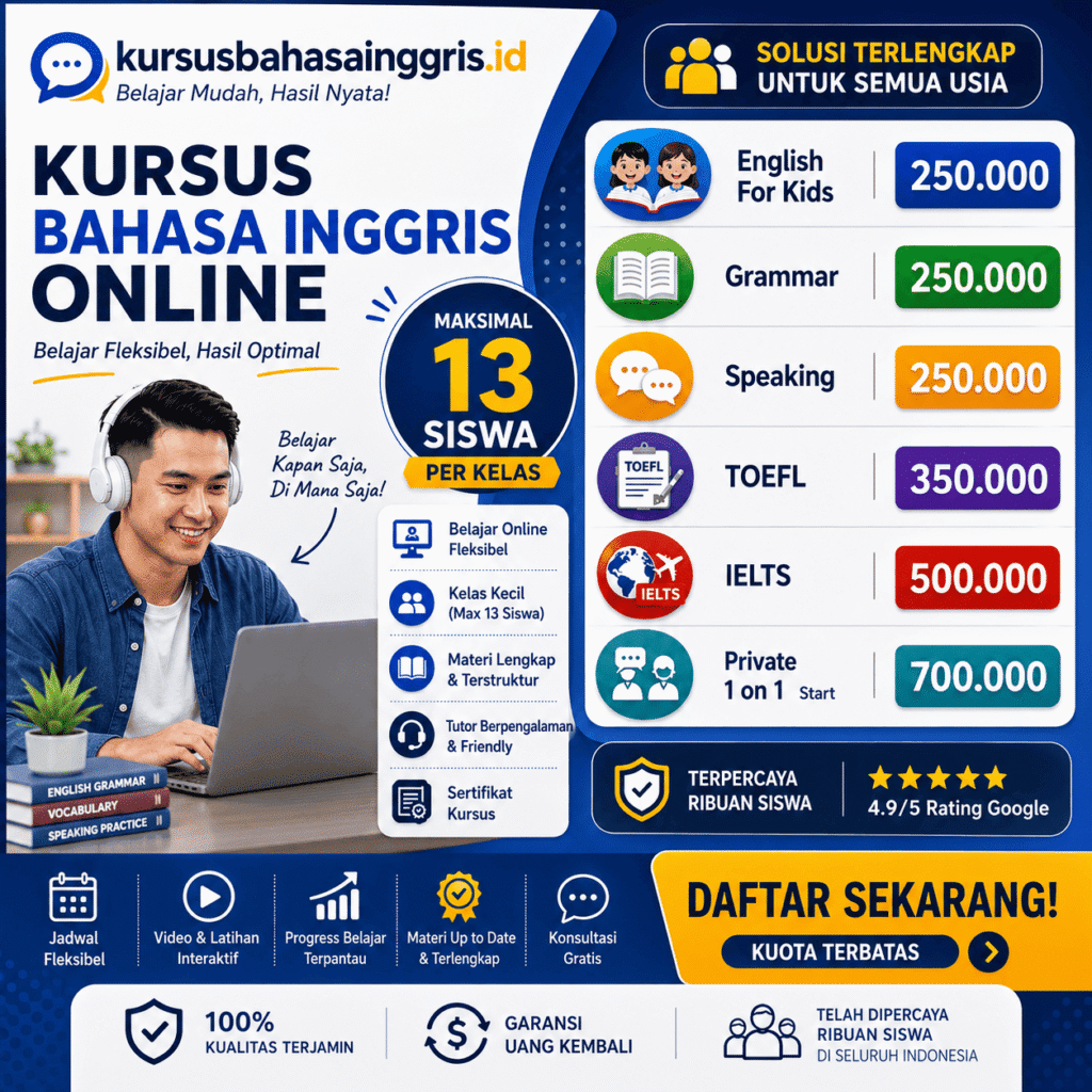 Kursus Bahasa Inggris