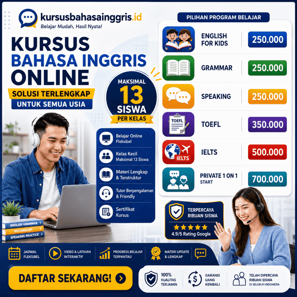 Kursus Bahasa Inggris
